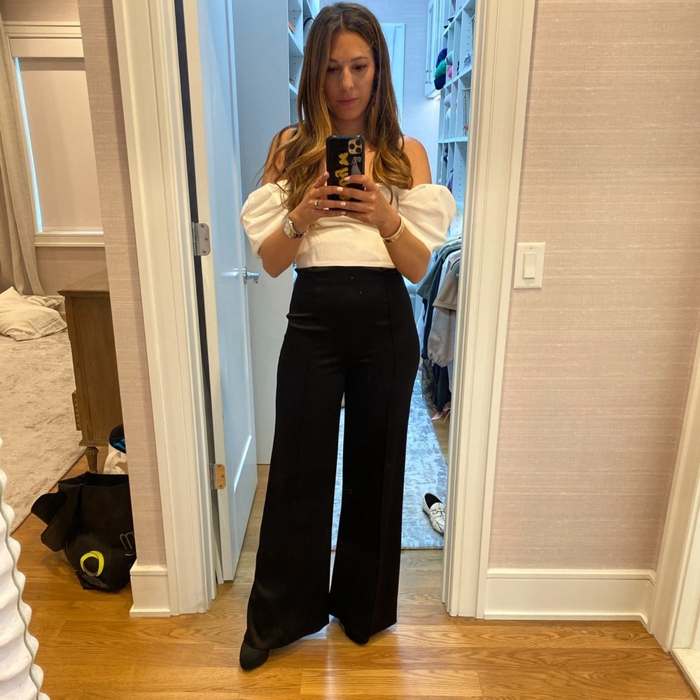 COPY - Alice and Olivia black and white jumpsuit